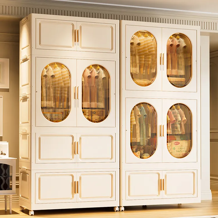 简易衣柜家用卧室衣服被子收纳柜子儿童衣橱置物柜出租屋用可折叠