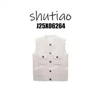 【SHUTIAO】2025冬季：新款小众设计款马甲J25X06264