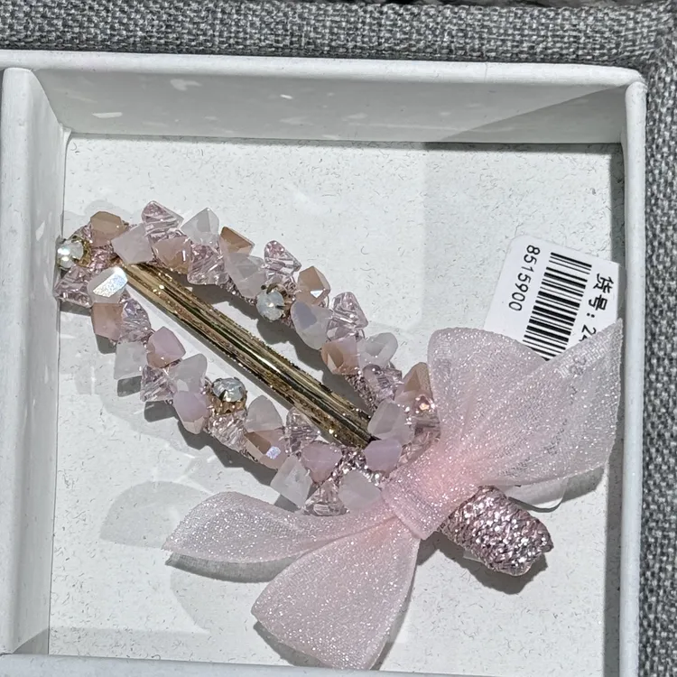 甜美时尚韩版发夹发饰一字夹夹子日韩边夹女抓夹刘海夹鸭嘴夹