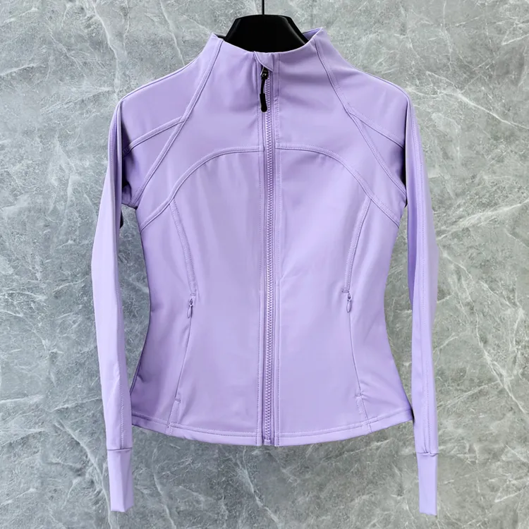 LULU同款瑜伽服外套女立领拉链紧身显瘦专业瑜伽服上衣