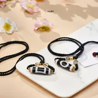 壹加师姐|手工设计崩系藏古横版td玛瑙项链多样性发一3167R