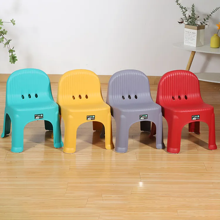 （特价）靠背椅塑料凳子家用宝宝餐椅加厚简约小凳椅耐用板凳可爱