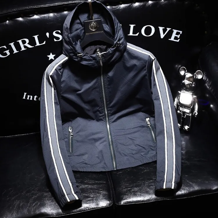 肯珀蒂韦KEMPOTIW连帽夹克男士设计感休闲男装外套春秋新款上衣