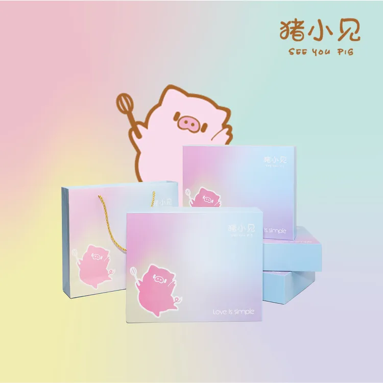 猪小见SEE YOU PIG月饼全口味烘焙下午茶小糕点六个装