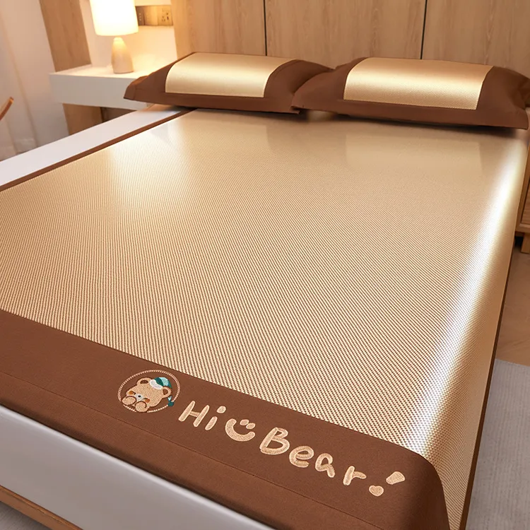 1a类抗菌冰藤席三件套家用折叠凉席夏季宿舍单人席子夏天空调软席