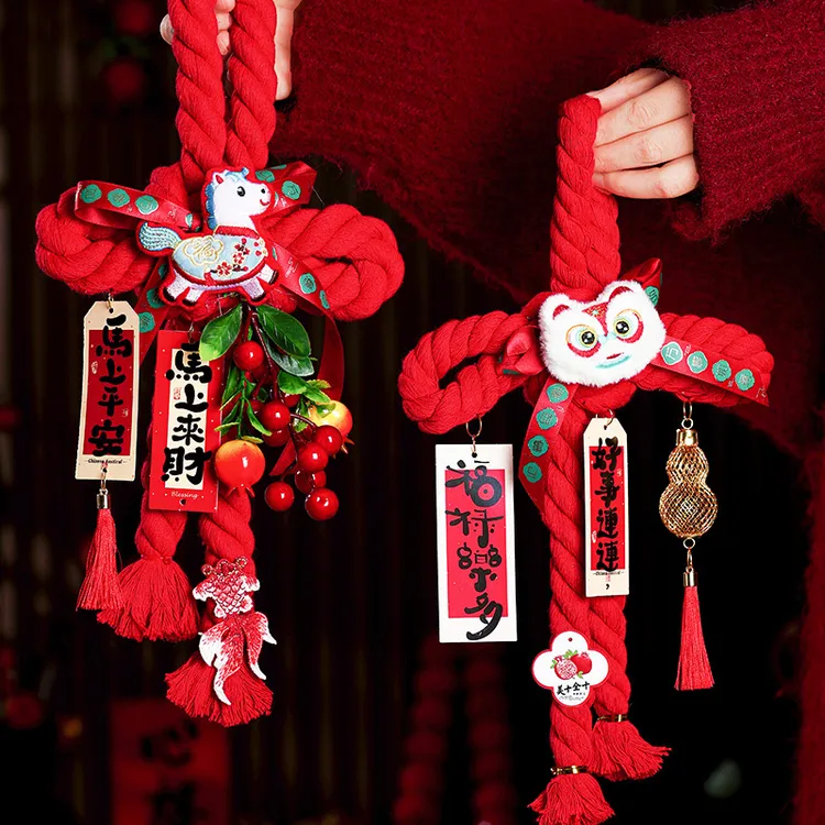 2026新年挂件万字结中国结挂饰门挂入户小挂件过年春节氛围装饰用