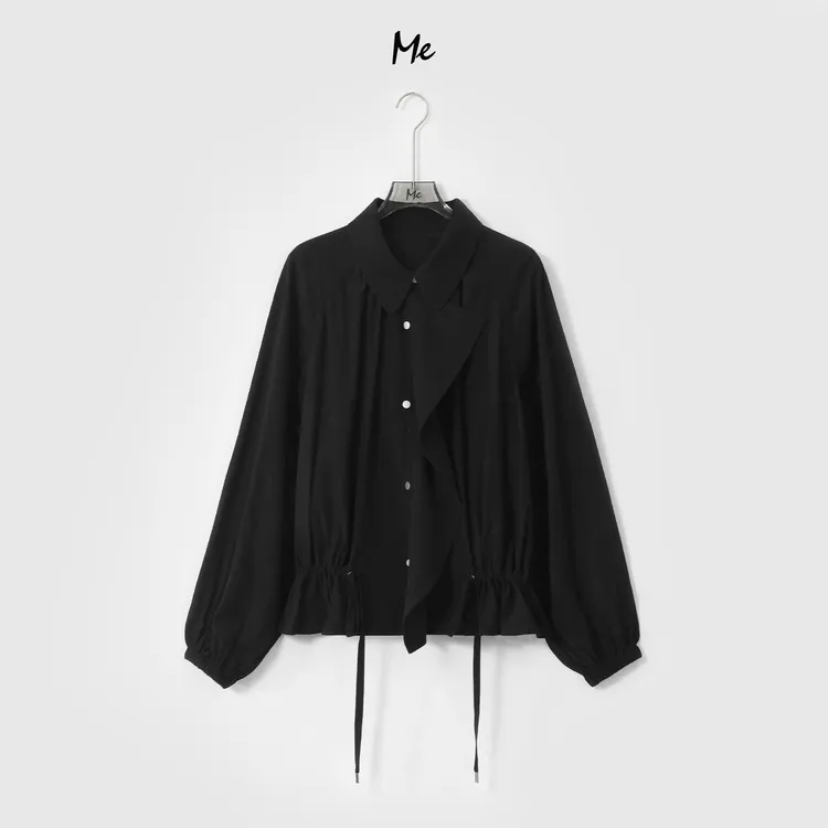 ME【花苞活页短风衣】天丝混纺经典显瘦百搭时尚老钱风外套MESA0056