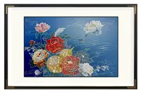 铜小鸭《福禄吉祥》手工铜板雕刻 餐厅 茶室 床头背景墙挂画