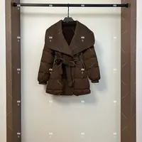 秋冬气质女士时尚休闲中长款羽绒服轻奢 GS-57783