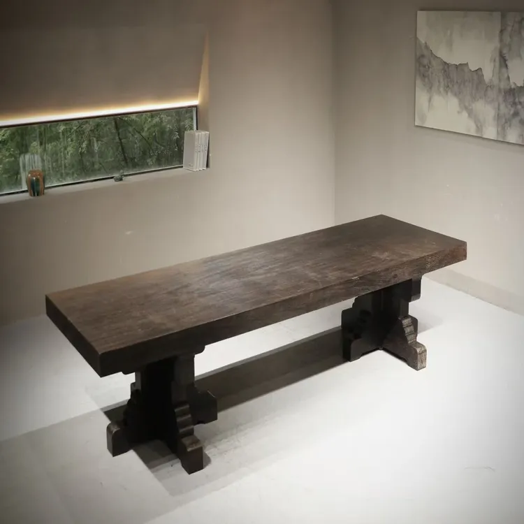 铁力木大板斗拱木腿不包邮