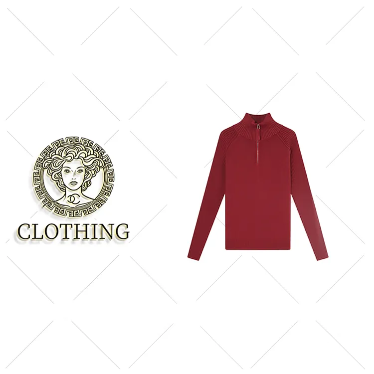 常规时尚百搭烫钻冬季轻熟风宽松套头毛衣-F0018