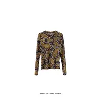  The pattern room | 透视美学新复古磨砂佩斯利延展上衣