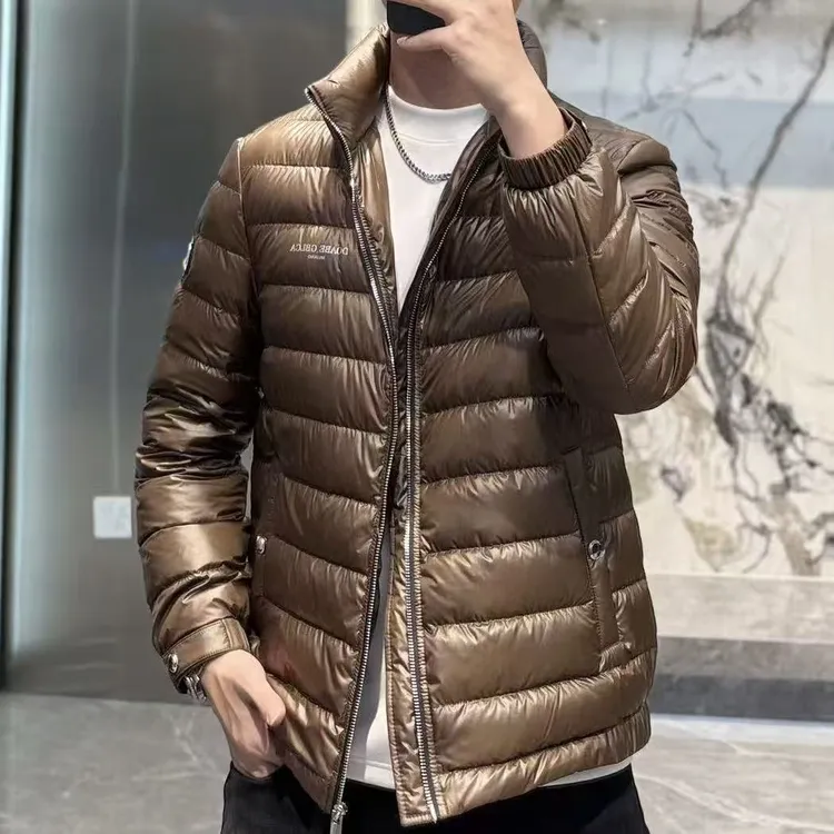 【VanJazny】新款高端男士潮流百搭时尚简约男士羽绒夹克8160