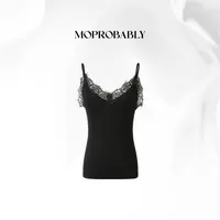 Moprobably贝贝「秘境」舒适蕾丝小吊带打底背心B5375006