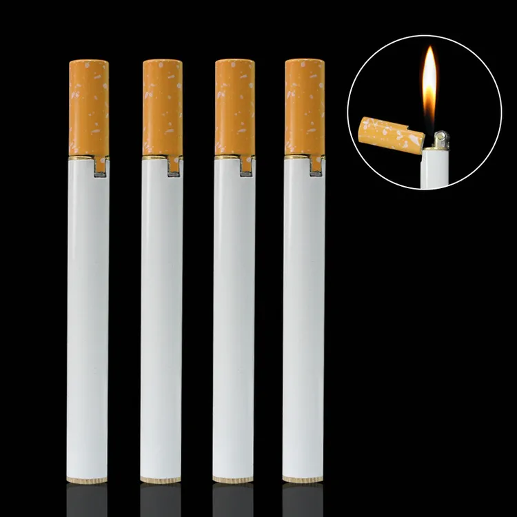 网红香烟火机迷你细个性新奇特创意小巧高颜值便携砂轮明火打火机