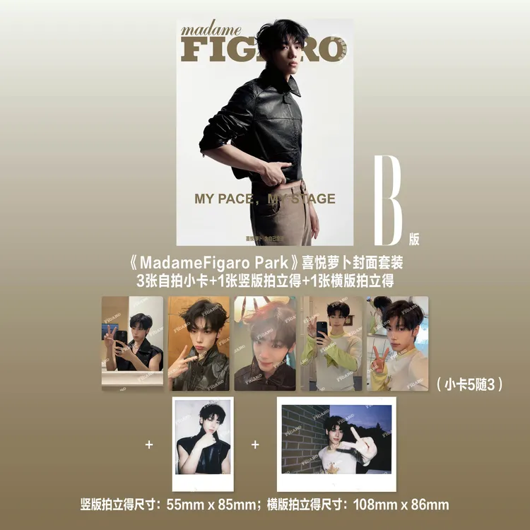 官方预售 Madame Figaro PARK 11月刊 喜悦男团 B版套装