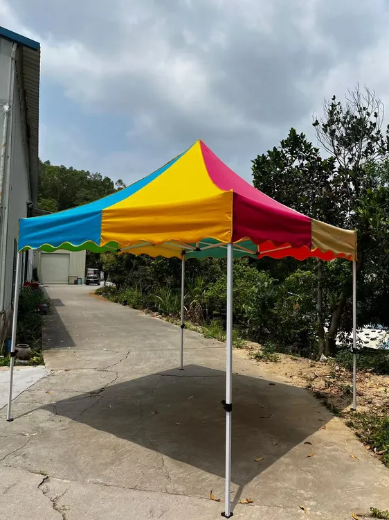 网红摆摊神器多彩篷加厚防水牛津布户外遮阳防雨广告摊位折叠棚