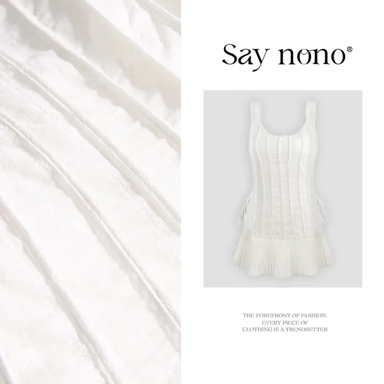 懒猫nono│Saynono 法式纯欲风吊带连衣短裙/XX26128