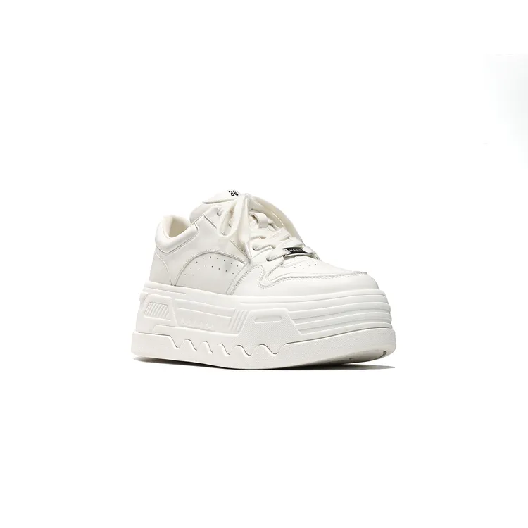 uandi原创25年秋季四季新款增高时尚百搭厚底纯皮低帮小白鞋板鞋I