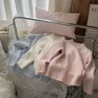 【毛衣集合】深秋冬新品童装简约休闲儿童纯色组合毛衣Z-410009