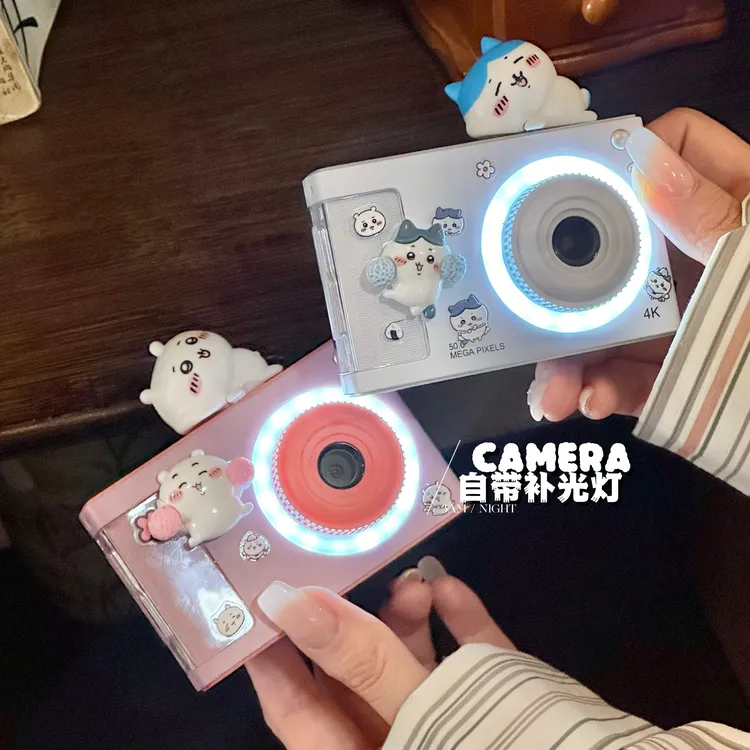 吉伊小八儿童迷你相机高清校园学生党推荐相机玩具ccd可拍照双摄