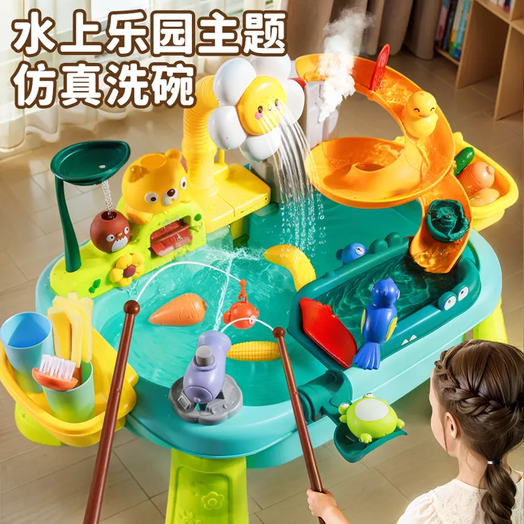 儿童洗碗机宝宝玩水循环出水过家家玩具女孩夏季戏水男益智3到6岁