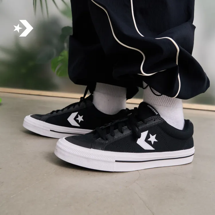 【漫步星箭】匡威SportCasual休闲板鞋黑色CONVERSE A10547C