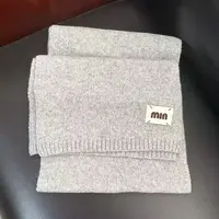 春树日记～字母灰色休闲风围巾