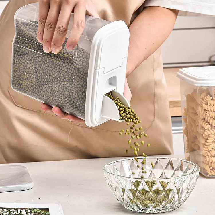 塑料密封罐透明 防潮奶粉罐食品保鲜盒 五谷杂粮储物罐冰箱收纳盒