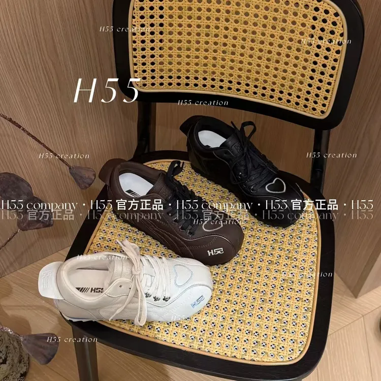 H55-桃乐丝与摩卡可可｜复古保龄球鞋5cm03-2663【Huang】