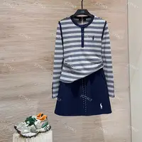 【宠粉价】女时尚修身型染色修身T恤长袖套装轻职风TZ-573