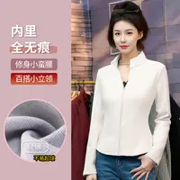 【外套内胆】聚温服修身显瘦时尚休闲立领小蛮腰上衣B992