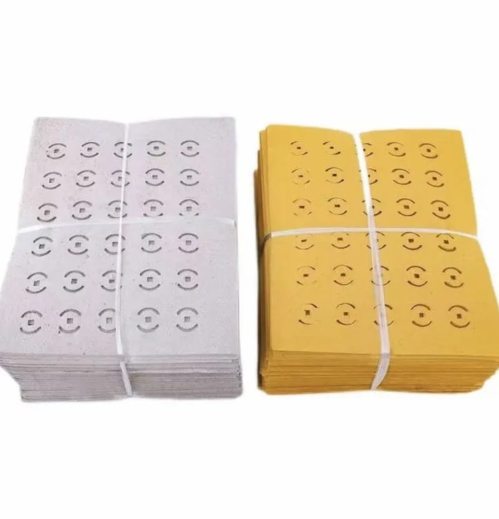 老式 打孔黄色纸 黄色白色 册子