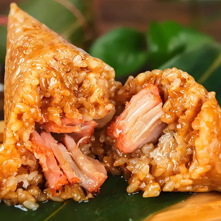 现包140g嘉兴精品风味鲜肉粽豆沙粽蜜枣粽传统手工早餐粽子爆