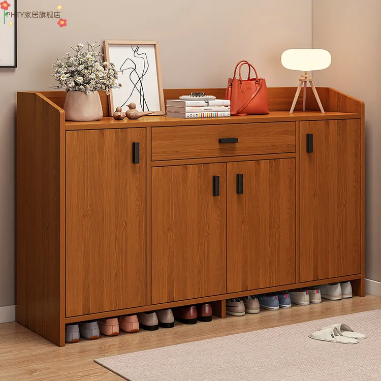 简易鞋柜家用大容量入户门口玄关柜一体靠墙室内防尘收纳神器鞋架