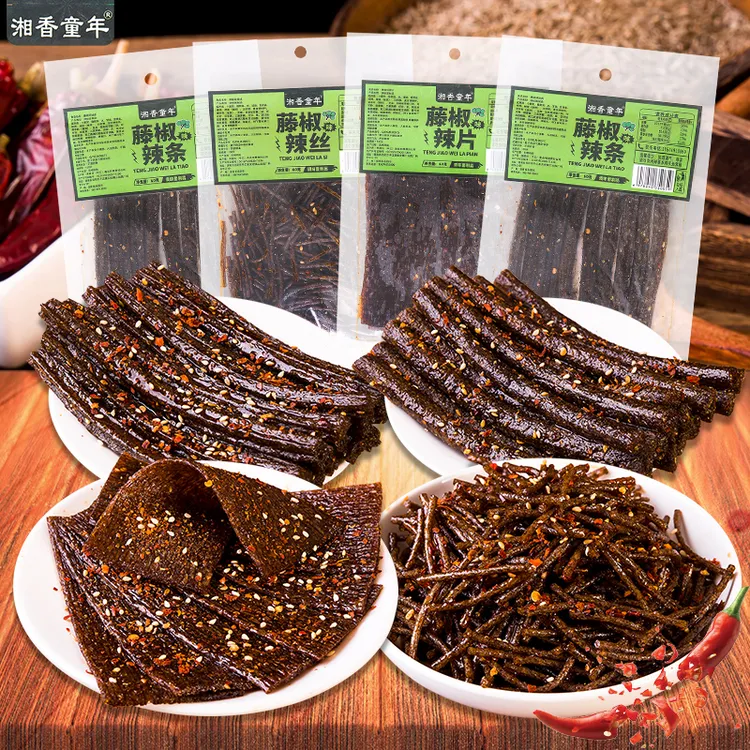 【4大包240克】藤椒辣条新品辣味网红童年小时候解馋休闲小零食品