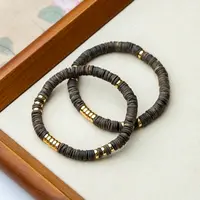 沉香莺歌绿奇楠沉香沉水随形片珠单圈手串(多样性发其一)