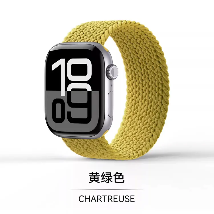 必极必特适用applewatch11夏季编织表带s10/s9/se苹果watch表带