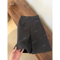 xxy【毛呢中裙】自制款 高克重 显瘦休闲百搭秋冬黑色休闲裙半身裙