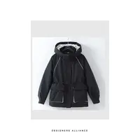 罗拉密码-设计师联盟 抗寒保暖三防时尚百搭羽绒服8816