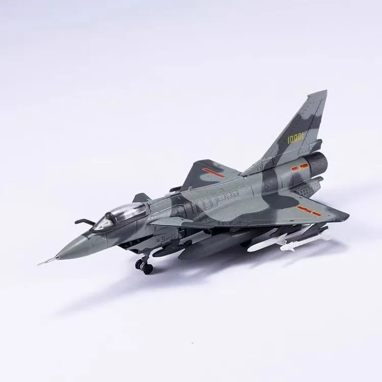 1:144歼10战斗机模型合金飞机J10成品仿真军事模型歼十舰载机摆件