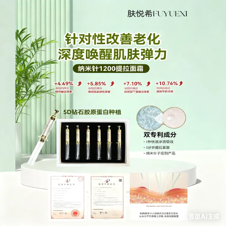 重组胶原蛋白细胞扎扎霜紧致提拉淡纹透白收毛孔