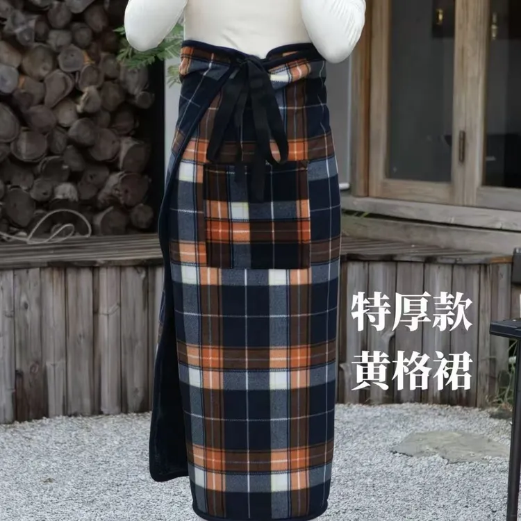 【西藏包邮】藏式藏族西藏围裙防寒保暖加厚护膝护腿围裙围腰寒冬