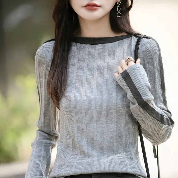 哥弟阿玛施官方正品宽松显瘦长袖薄款毛针织衫秋冬季显瘦百搭女装