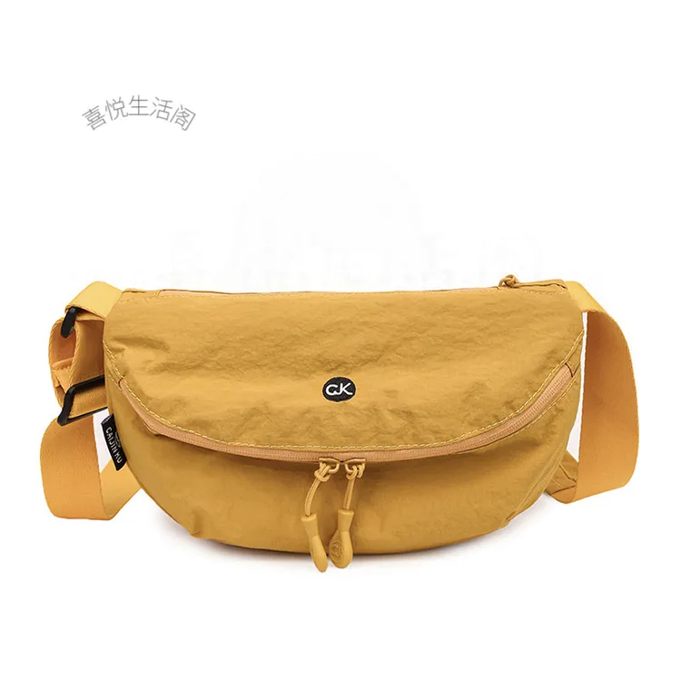 2025新款直播日系超轻防水尼龙马鞍包男女百搭单肩斜挎实用时尚