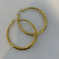 【秀秀专享】足金999 大耳圈耳饰