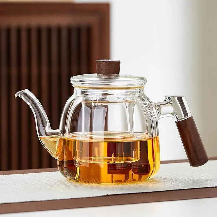 高硼硅玻璃茶壶泡茶家用电陶炉煮茶器耐高温红花茶壶玻璃泡茶壶