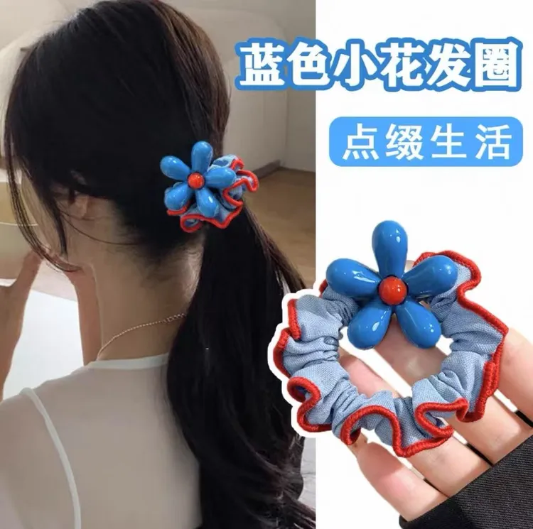 女发圈韩版韩式甜美风头绳素款日韩少女百搭发绳