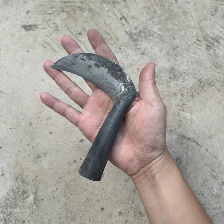 手工锻打迷你小镰刀 10 厘米迷你小镰刀钓鱼镰刀捡菌子小镰刀加厚