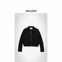 木岸MUAN:《张扬外套》“张扬系列”定制斗篷式百搭上衣女CQ-YJ-23375